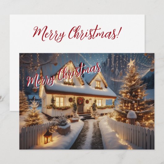 Frohe Weihnachten (Vorne/Hinten)