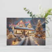 Frohe Weihnachten (Stehend Vorderseite)