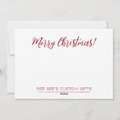 Frohe Weihnachten (Rückseite)