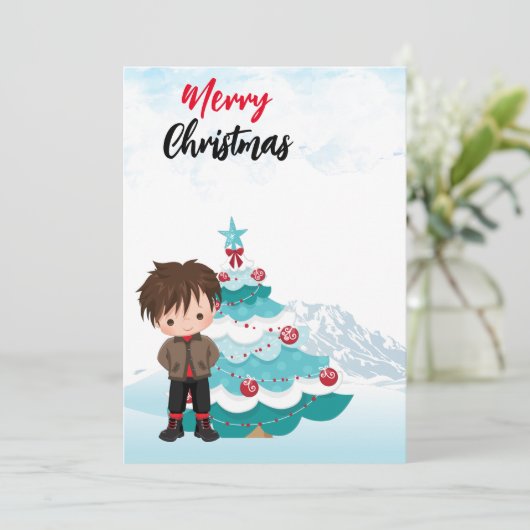 Frohe Weihnachten (Stehend Vorderseite)