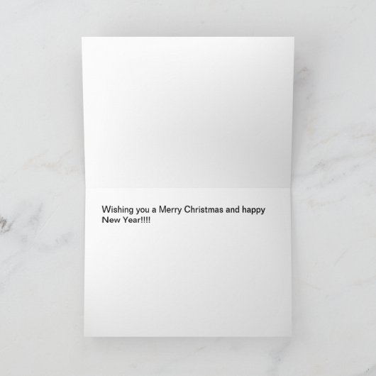 Frohe Weihnachten (Innenseite)