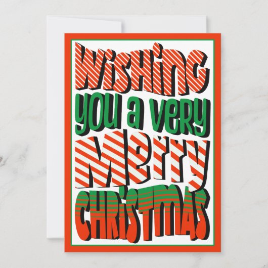 Frohe Weihnachten (Vorderseite)