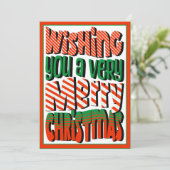 Frohe Weihnachten (Stehend Vorderseite)