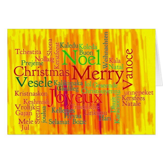 Frohe Weihnachten (Vorderseite (Horizontal))