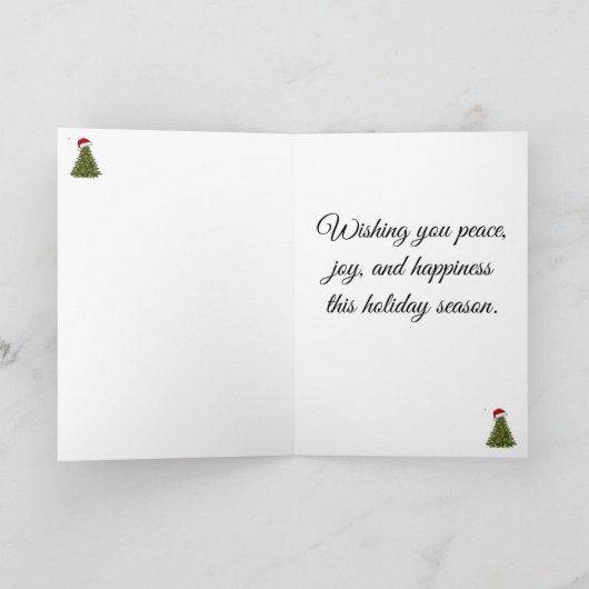 Frohe Weihnachten (Innenseite)