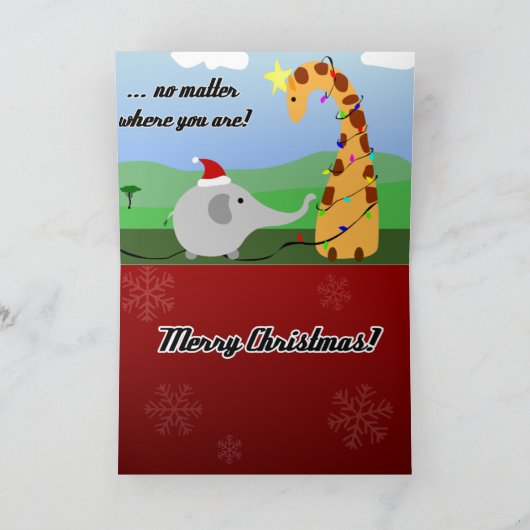 Frohe Weihnachten (Innenseite)