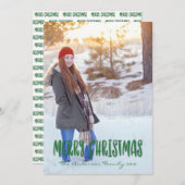 Frohe Weihnachten (Vorne/Hinten)