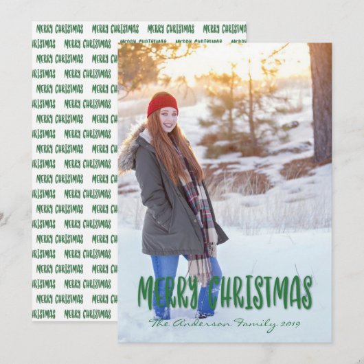 Frohe Weihnachten (Vorne/Hinten)