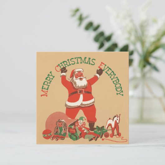 Frohe Weihnachten (Stehend Vorderseite)