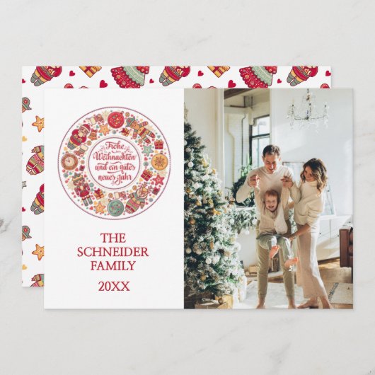 Frohe Weihnachten (Vorne/Hinten)