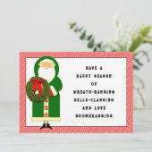 Frohe Weihnachten (Stehend Vorderseite)