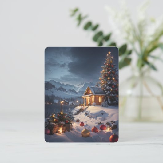 Frohe Weihnachten (Stehend Vorderseite)