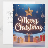 Frohe Weihnachten (Vorne/Hinten)