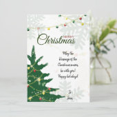 Frohe Weihnachten (Stehend Vorderseite)