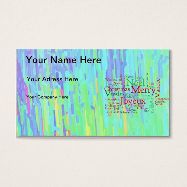 Frohe Weihnachten (Vorderseite)