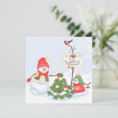 Frohe Weihnachten (Stehend Vorderseite)