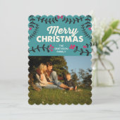 frohe Weihnachten (Stehend Vorderseite)