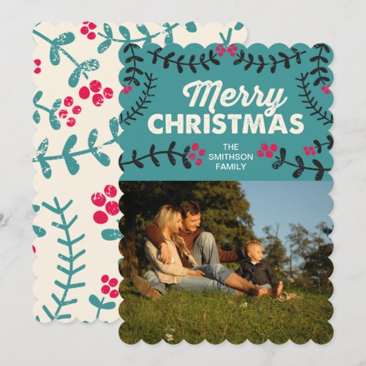 frohe Weihnachten (Vorne/Hinten)