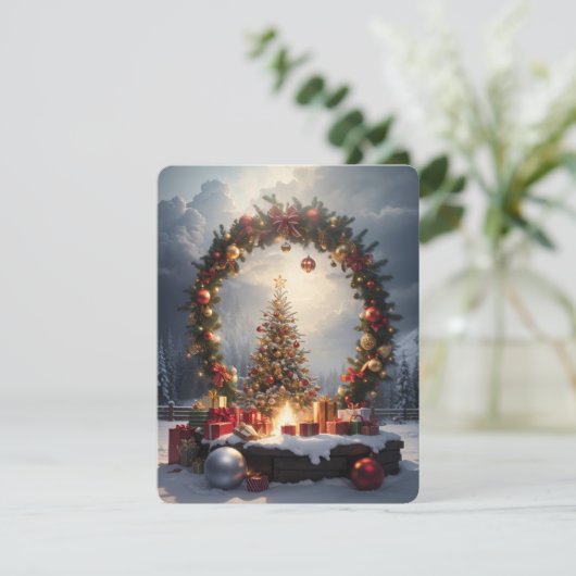 Frohe Weihnachten (Stehend Vorderseite)