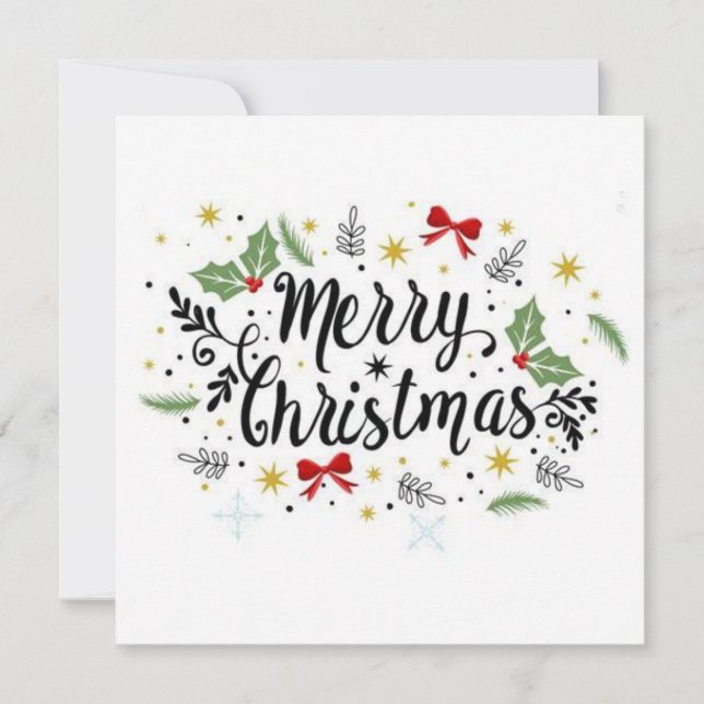 Frohe Weihnachten (Vorderseite)