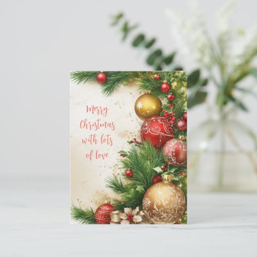 Frohe Weihnachten (Stehend Vorderseite)