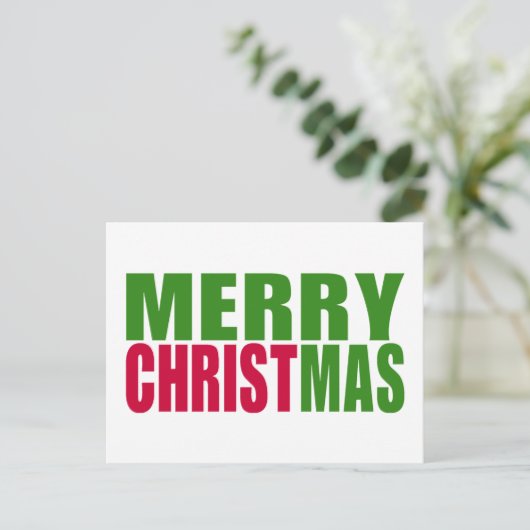 Frohe Weihnachten (Stehend Vorderseite)