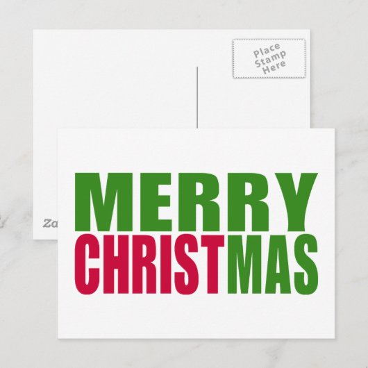 Frohe Weihnachten (Vorne/Hinten)