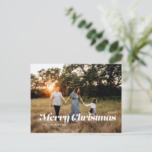 Frohe Weihnachten (Stehend Vorderseite)