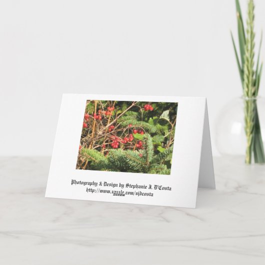 Frohe Weihnachten (Rückseite)