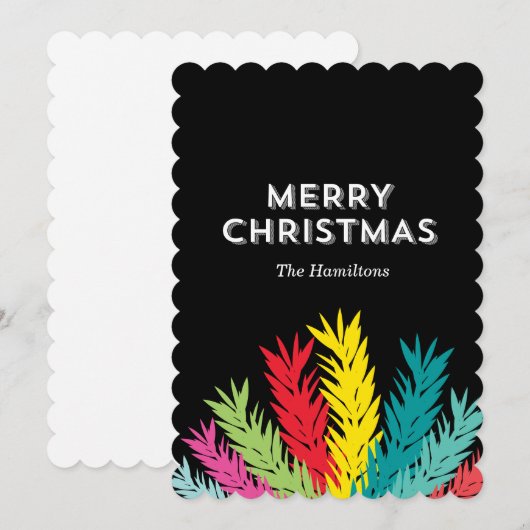 frohe Weihnachten (Vorne/Hinten)