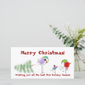 Frohe Weihnachten (Stehend Vorderseite)