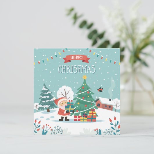 Frohe Weihnachten (Stehend Vorderseite)