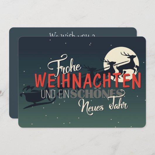 Frohe Weihnachten (Vorne/Hinten)