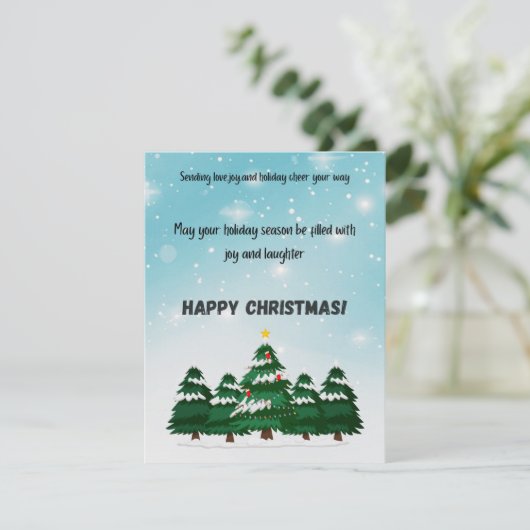 Frohe Weihnachten (Stehend Vorderseite)