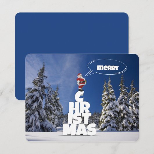 Frohe Weihnachten (Vorne/Hinten)