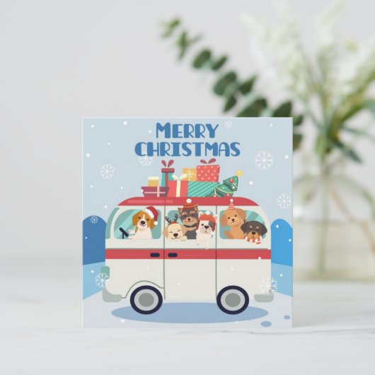 Frohe Weihnachten (Stehend Vorderseite)