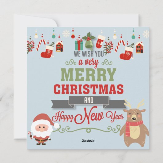 Frohe Weihnachten (Rückseite)