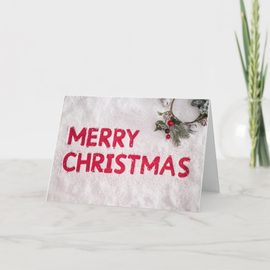 frohe Weihnachten (Vorderseite)