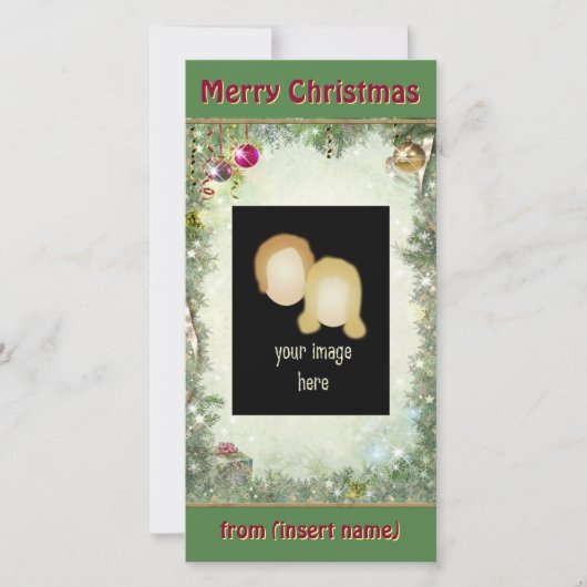 Frohe Weihnachten (Vorderseite)