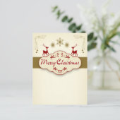 Frohe Weihnachten (Stehend Vorderseite)