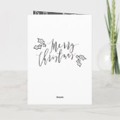 FROHE WEIHNACHTEN (Rückseite)