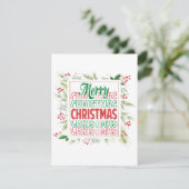 Frohe Weihnachten (Stehend Vorderseite)