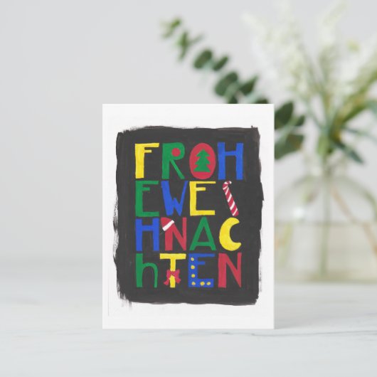 Frohe Weihnachten (Stehend Vorderseite)