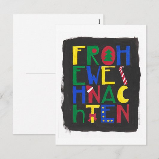 Frohe Weihnachten (Vorne/Hinten)