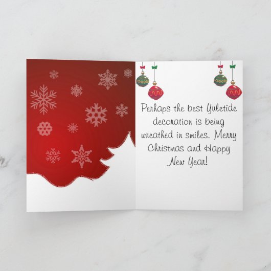 Frohe Weihnachten (Innenseite)