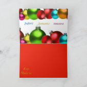 Frohe Weihnachten (Innenseite)