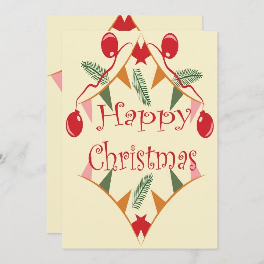 Frohe Weihnachten (Vorne/Hinten)