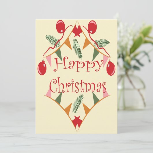 Frohe Weihnachten (Stehend Vorderseite)
