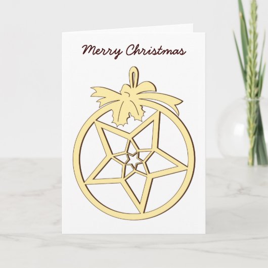 Frohe Weihnachten (Vorderseite)