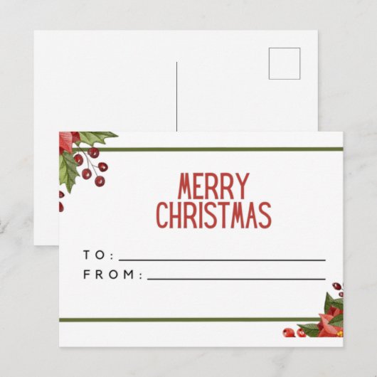 Frohe Weihnachten (Vorne/Hinten)